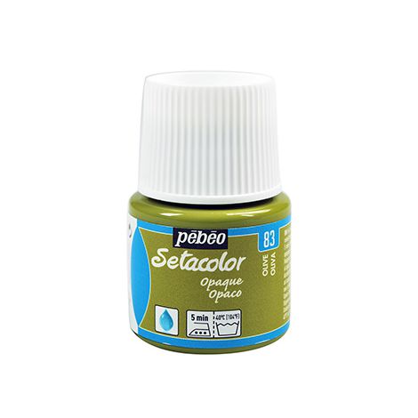 Farba do tkanin Pebeo Setacolor 45ml, Oliwkowa/83 Olive